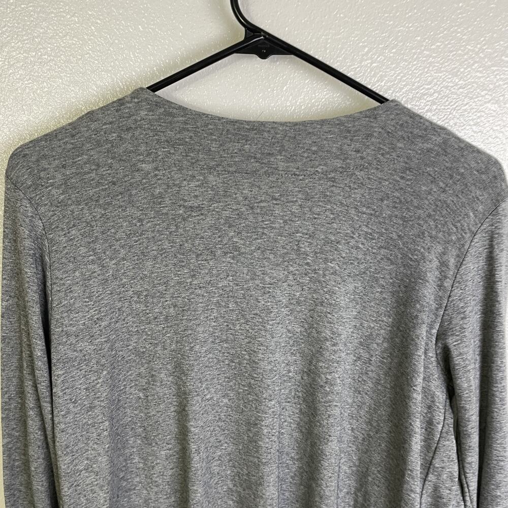 Indigenous Cardigan Womens XS Gray Organic Cotton Open Front Fair Trade Sweater - Picture 9 of 11